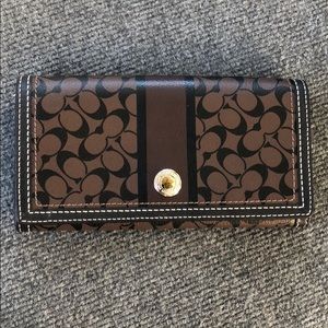 Coach Wallet Brown 12 Cards